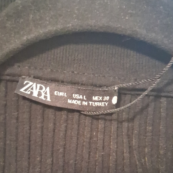 Zara Classic Black Midi Dress - Picture 6 of 6